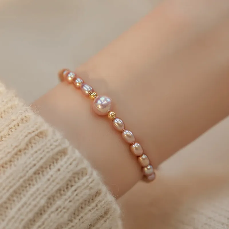 Taste The Color Pearl Bracelets Women's-5