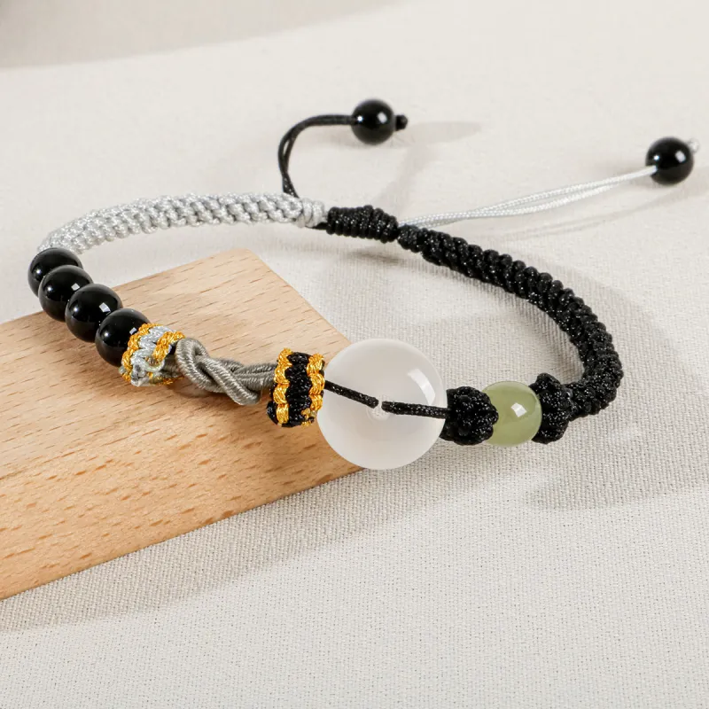 Taste The Color Natural Chalcedony Bracelets Unisex-3