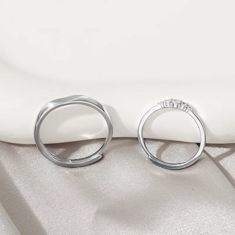 Taste The Color 925 Sterling Silver Rings Unisex-2