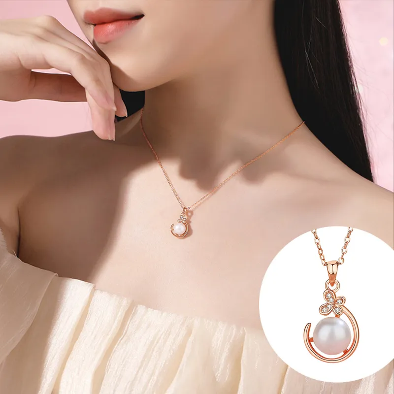Taste The Color Pearl Necklaces Women's-1