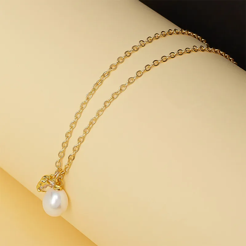 Taste The Color Pearl Necklaces Women's-7