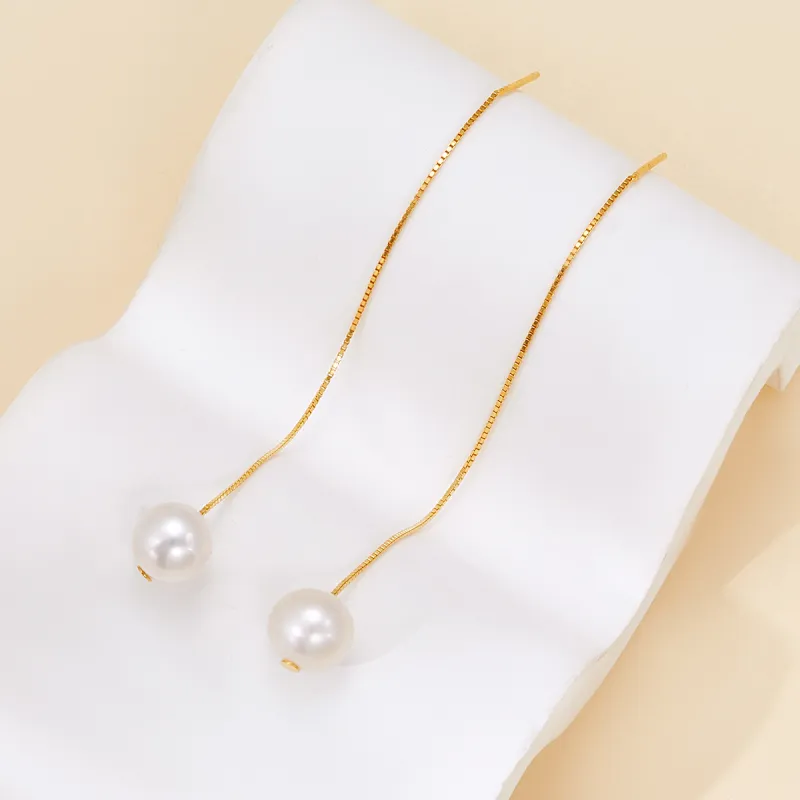 Taste The Color Pearl Drop Earrings Women's-2