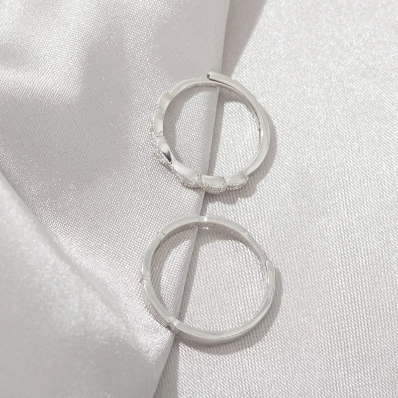 Taste The Color 925 Sterling Silver Couple Rings Unisex-5