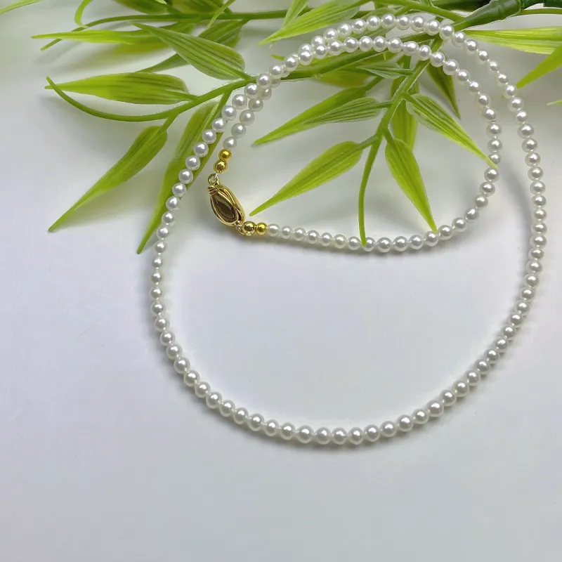 Taste The Color Pearl Necklaces Women's-1