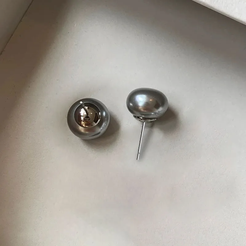 Taste The Color Pearl Stud Earrings Women's-2