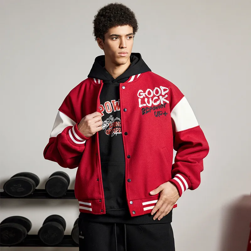 BD.POWER UP+ Baseball Jacket Unisex-4