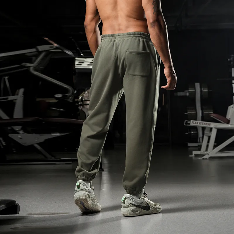 BD.POWER UP+ Casual Pants Unisex Army Green-4