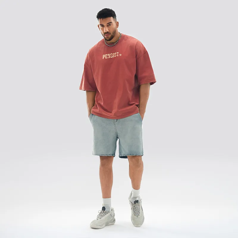 BD.POWER UP+ T Shirts Unisex Brick Red-6