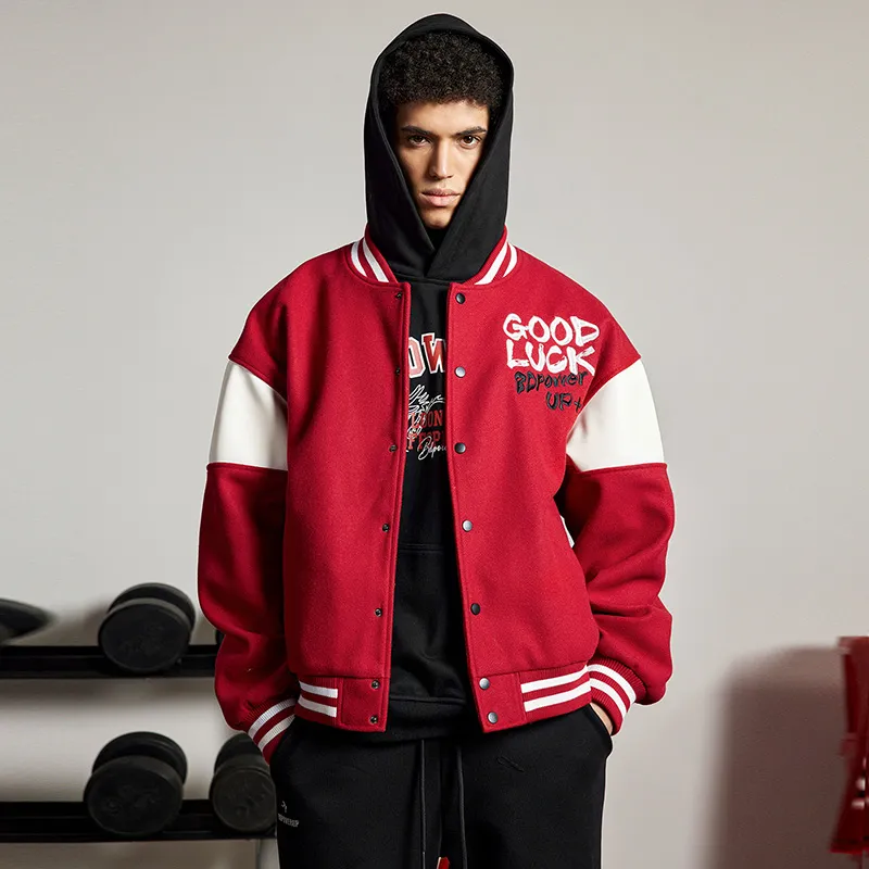 BD.POWER UP+ Baseball Jacket Unisex-3