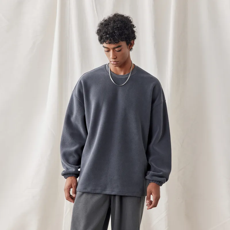 BD.POWER UP+ Sweatshirts Men Gray Blue-2