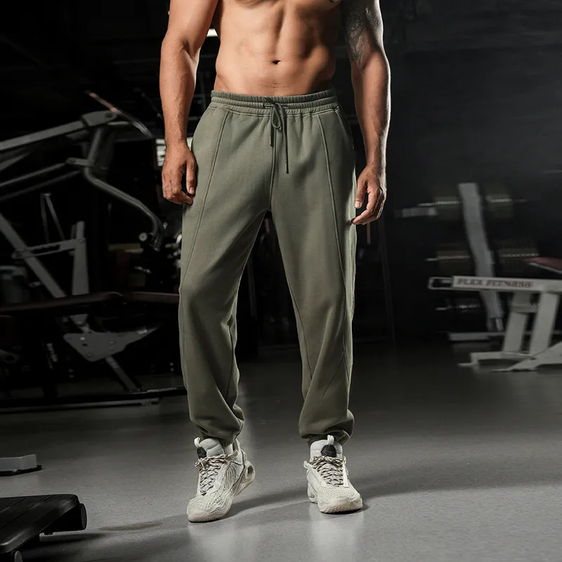 BD.POWER UP+ Casual Pants Unisex Army Green-3