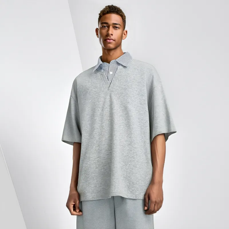 BD.POWER UP+ T Shirts Unisex Heather Gray-4