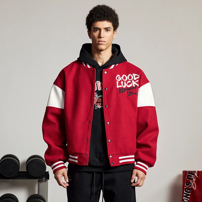 BD.POWER UP+ Baseball Jacket Unisex-7