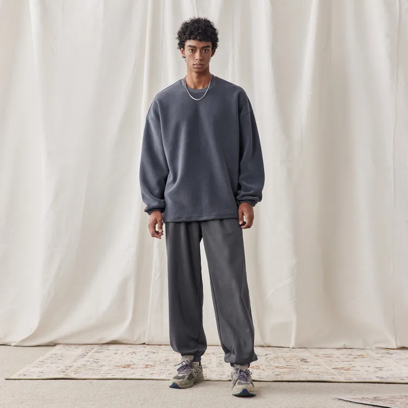 BD.POWER UP+ Sweatshirts Men Gray Blue-6