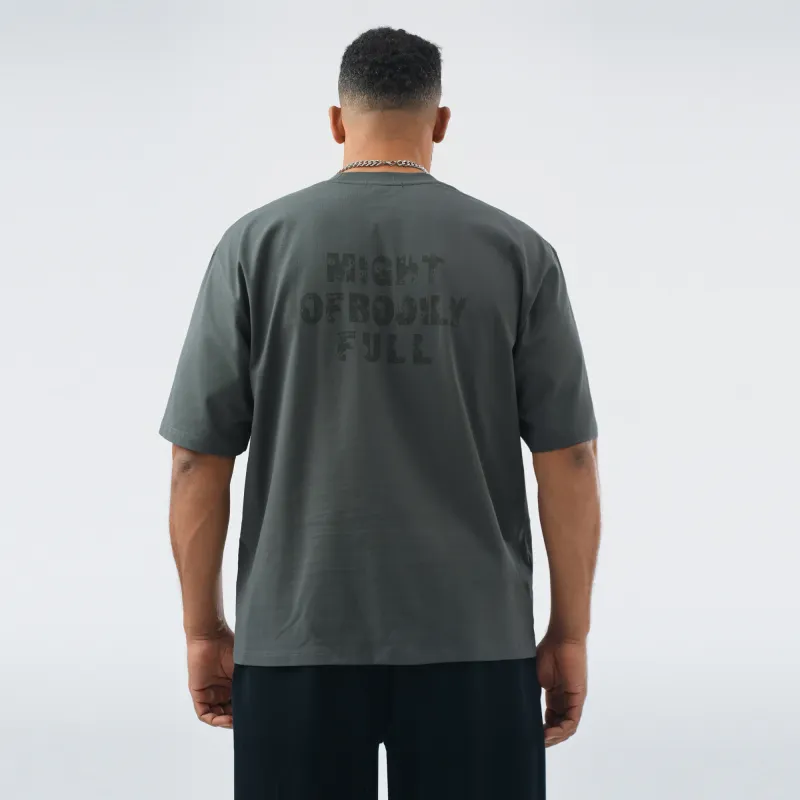 BD.POWER UP+ T Shirt Unisex Dark Gray-3