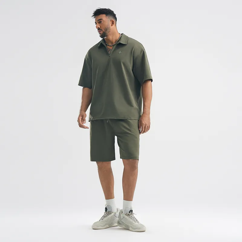 BD.POWER UP+ T Shirts Unisex Army Green-3