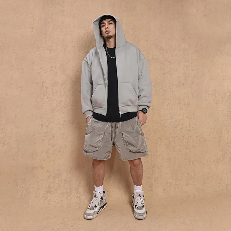 Toos. Casual Shorts Unisex Gray-2