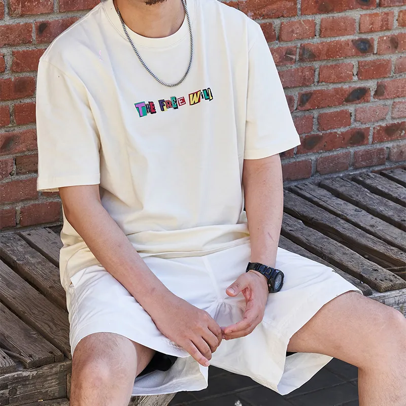 Toos. T Shirts Unisex Ecru-3
