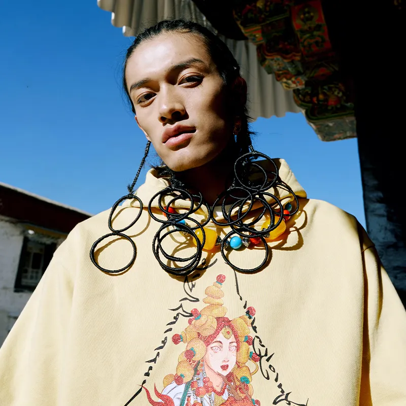CAI Sweatshirts Unisex Yellow-2