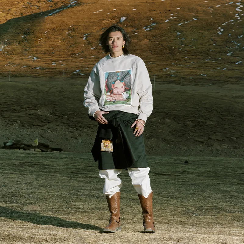 CAI Sweatshirts Unisex Greige-2