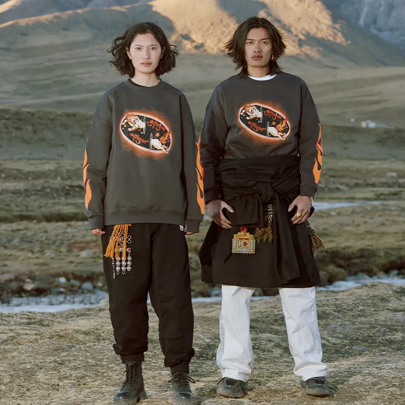 CAI Sweatshirts Unisex Charcoal-3