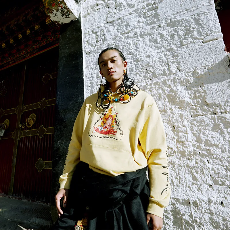 CAI Sweatshirts Unisex Yellow-3