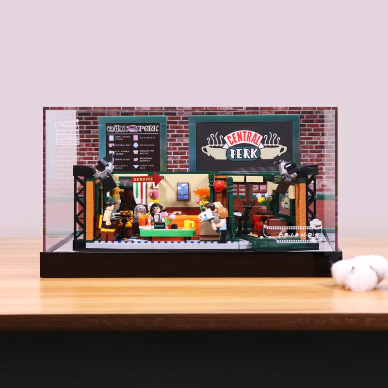 LIGHT YOUR BRICKS 10292/21319 Friends Apartment Display Case By LEGO Model Accessories-5