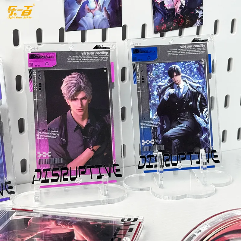 LIGHT YOUR BRICKS Compatibility Deep Space Acrylic Card Protector Model Accessories-6