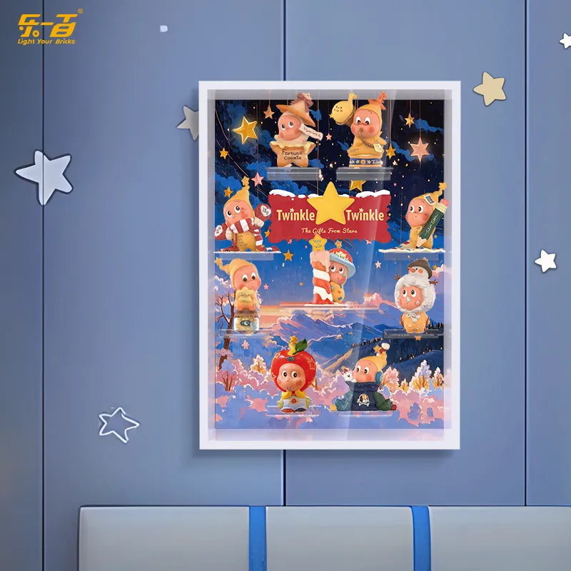 LIGHT YOUR BRICKS Compatibility Bubbles Mat Star Collection Wall Photo Frame Model Accessories-5