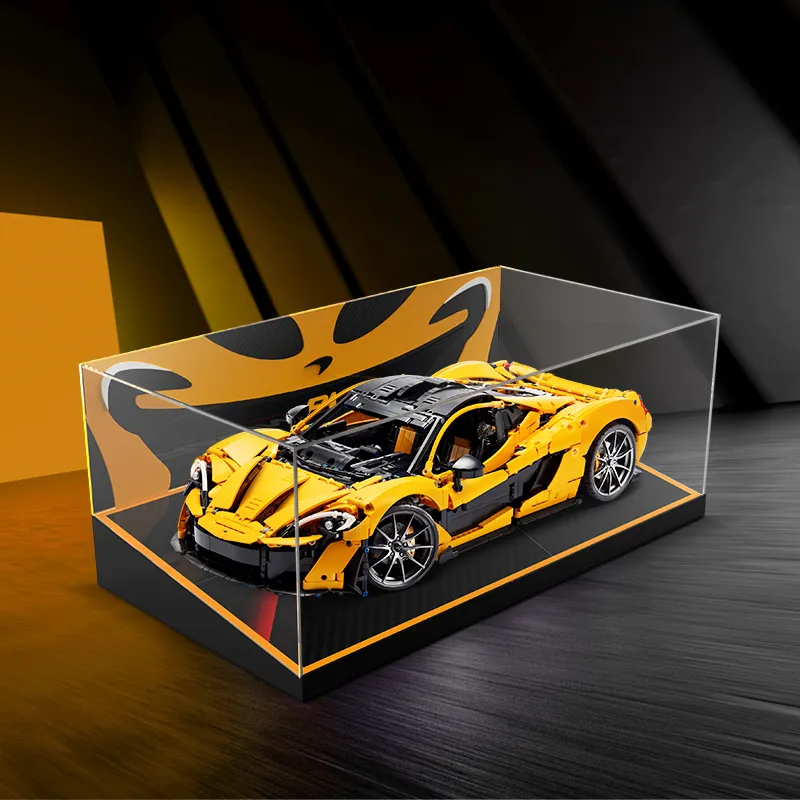 LIGHT YOUR BRICKS LeYiBai Compatibility Building Block 42172 McLaren P1 Racing Storage Box Model Accessories-23