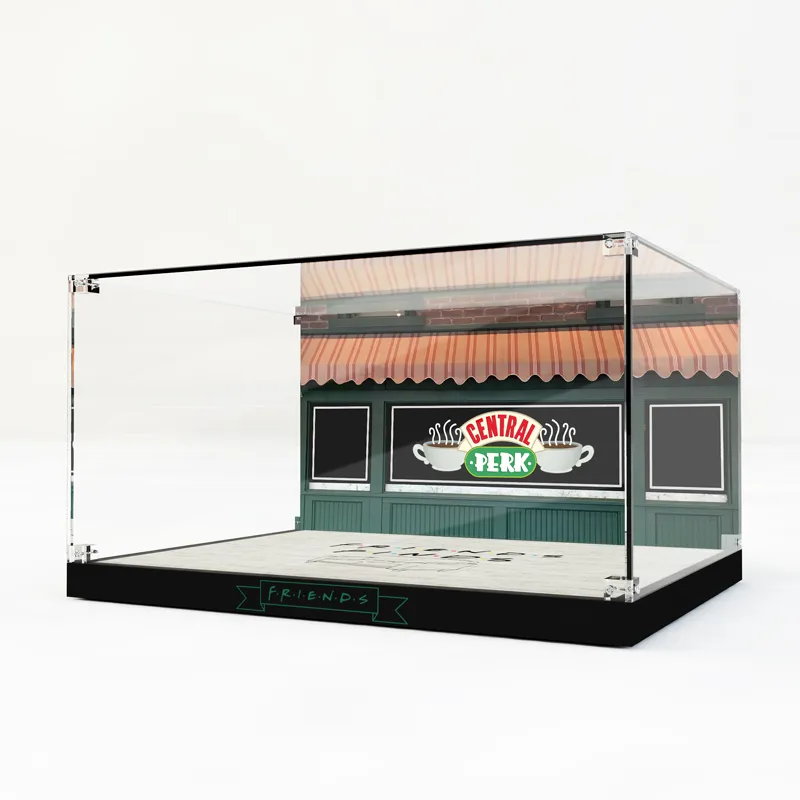 LIGHT YOUR BRICKS 10292/21319 Friends Apartment Display Case By LEGO Model Accessories-9