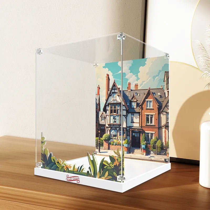 LIGHT YOUR BRICKS LEGO 10350 British Street Corner Display Case Model Accessories-8