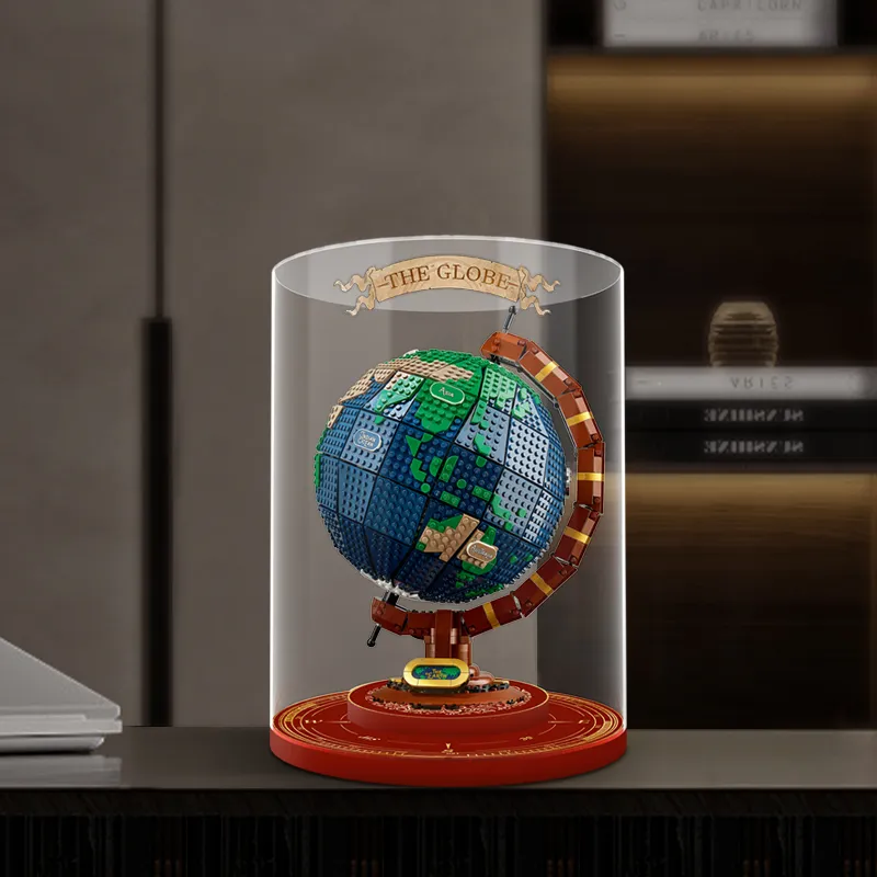LIGHT YOUR BRICKS Lai Bai Hundred Compatibility LEGO 21332 Globe Display Case Model Accessories-3