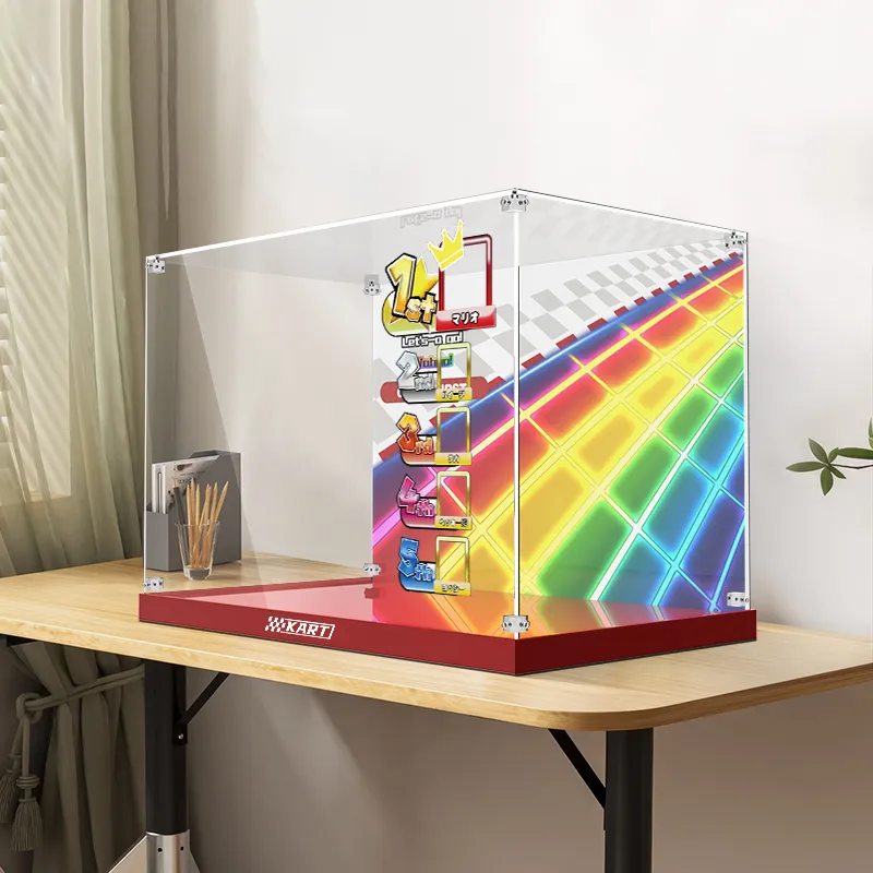 LIGHT YOUR BRICKS Compatibility Building Block 72037 Mario Go Kart Display Case Model Accessories-11