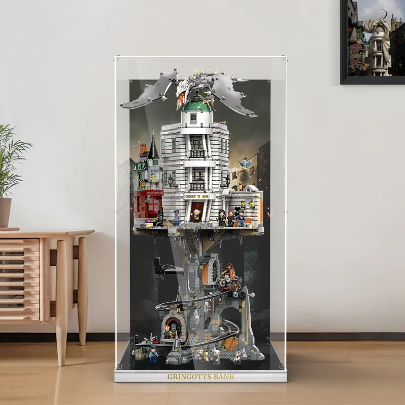 LIGHT YOUR BRICKS Joy Hundred Compatibility Building Block 76417 Harry Potter Gringotts Storage Box Model Accessories-8
