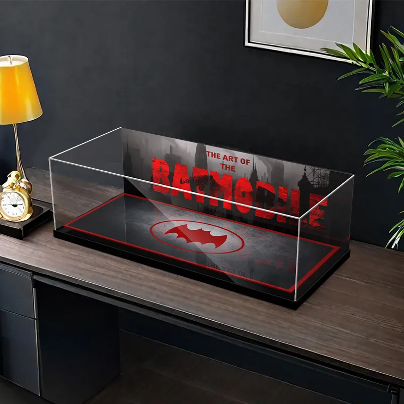 LIGHT YOUR BRICKS Batman Collection Building Block 76328 Classic TV Series Batmobile Storage Box Model Accessories-6