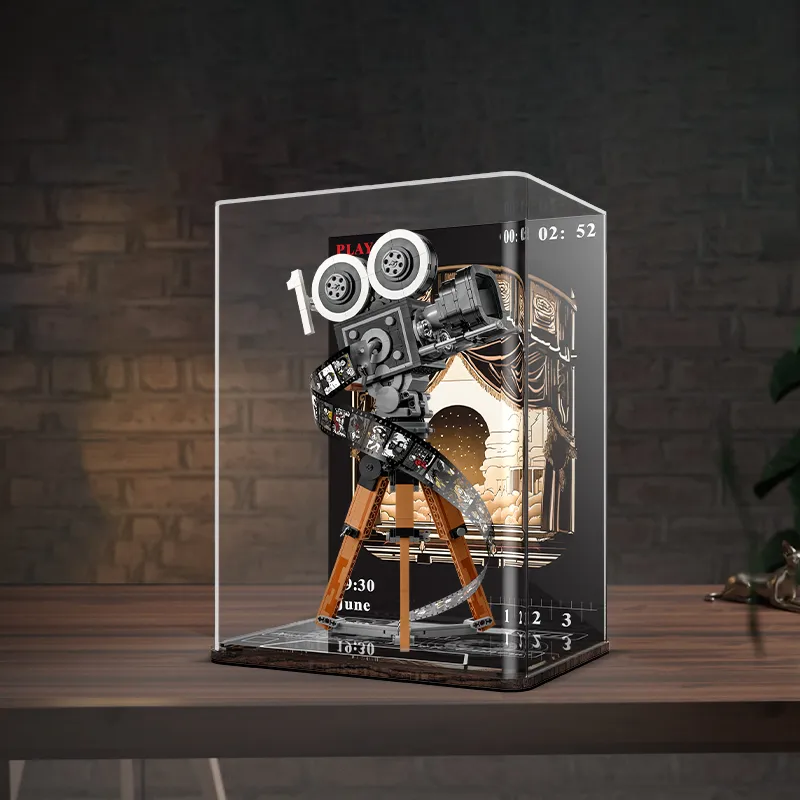 LIGHT YOUR BRICKS Compatibility Building Block 43230 Camera Tribute Edition Display Case Model Accessories-8