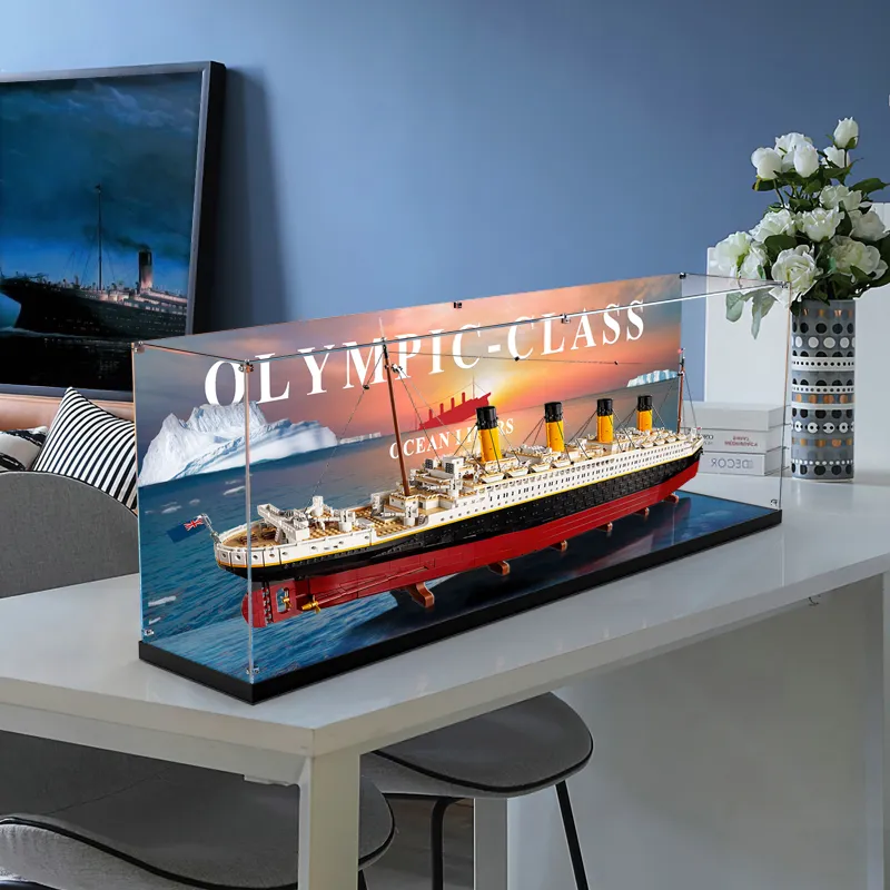 LIGHT YOUR BRICKS Lego 10294 Titanic Display Case Compatibility Model Accessories-4