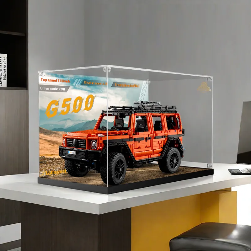 LIGHT YOUR BRICKS Compatibility Building Block 42177 Mercedes Benz G500 Off Road Vehicle Storage Box Model Accessories-12