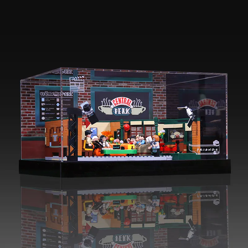 LIGHT YOUR BRICKS 10292/21319 Friends Apartment Display Case By LEGO Model Accessories-6