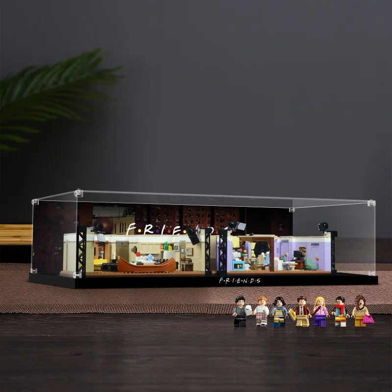 LIGHT YOUR BRICKS 10292/21319 Friends Apartment Display Case By LEGO Model Accessories-11