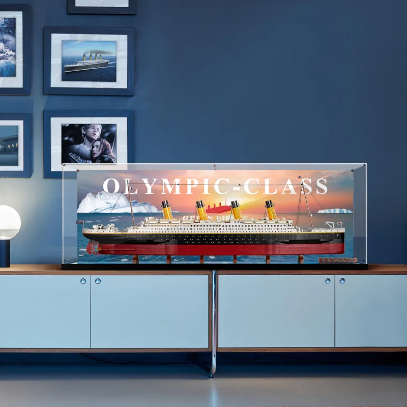 LIGHT YOUR BRICKS Lego 10294 Titanic Display Case Compatibility Model Accessories-6