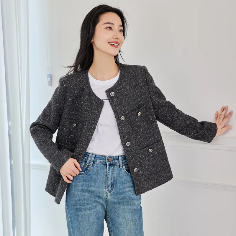 Coonesha Cropped Coats Women's-8