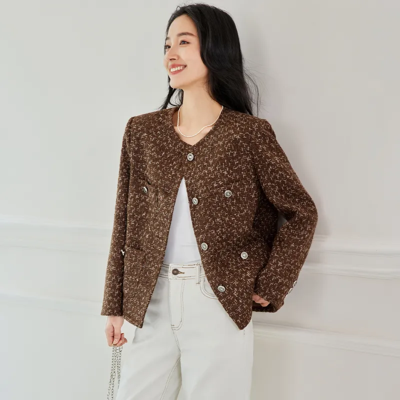 Coonesha Cropped Coats Women's-11