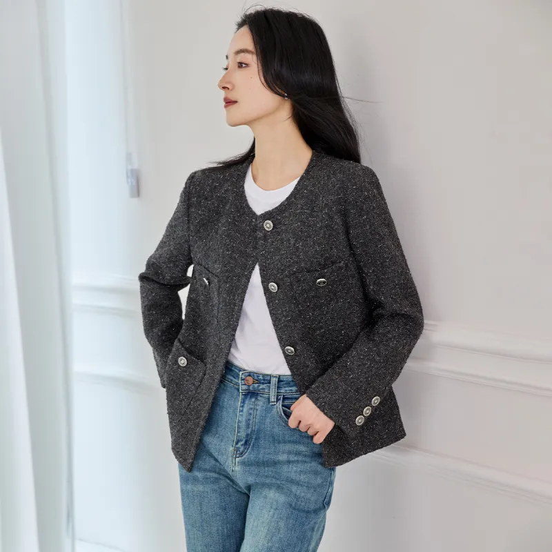 Coonesha Cropped Coats Women's-4