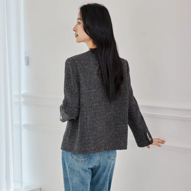 Coonesha Cropped Coats Women's-5