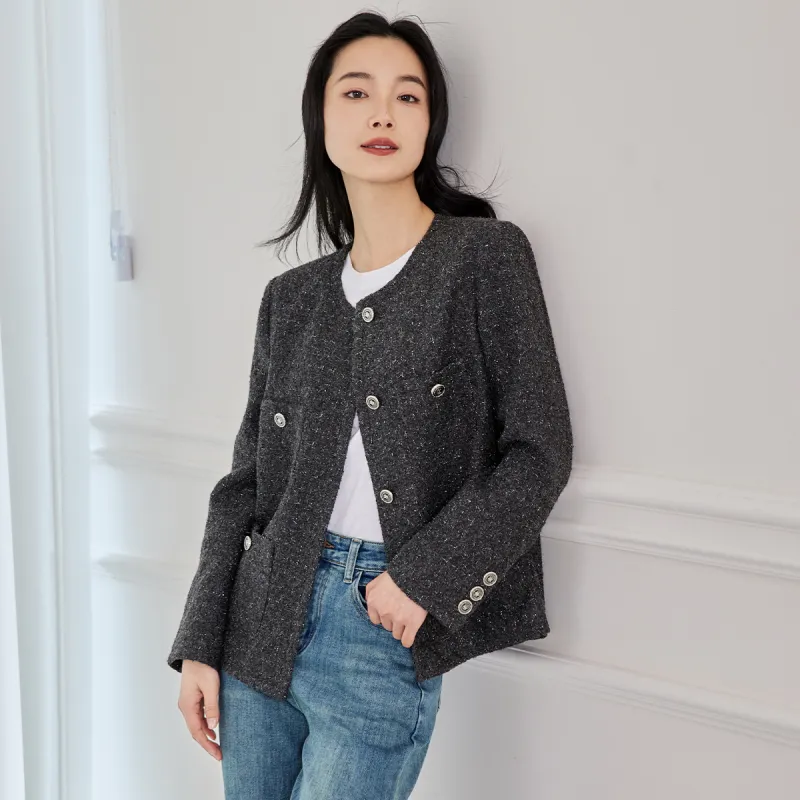 Coonesha Cropped Coats Women's-7