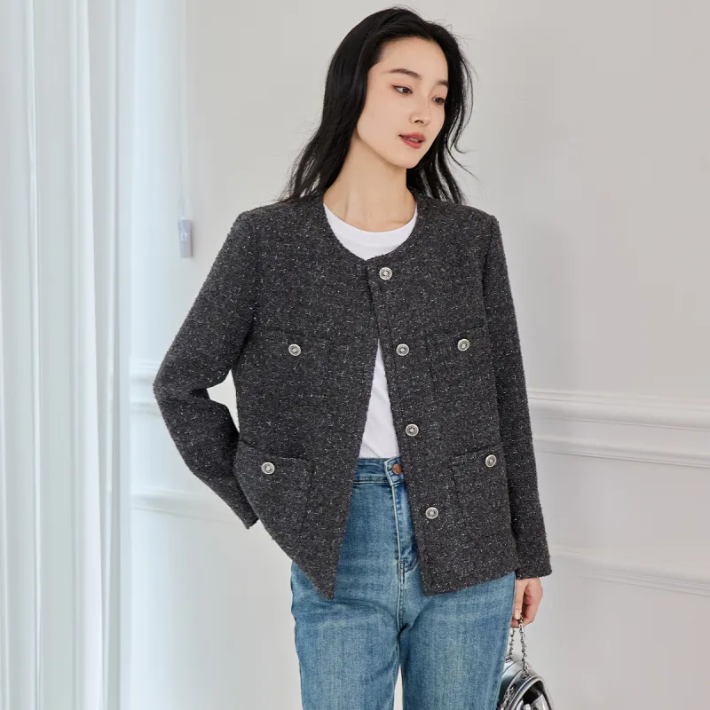 Coonesha Cropped Coats Women's-6