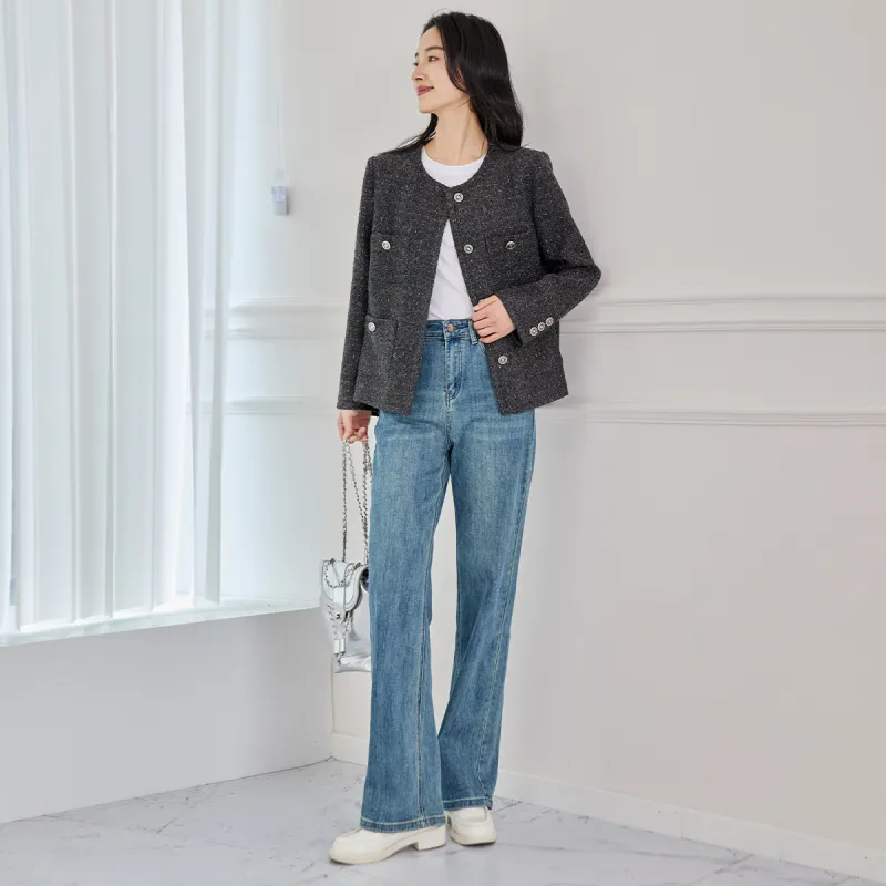 Coonesha Cropped Coats Women's-3