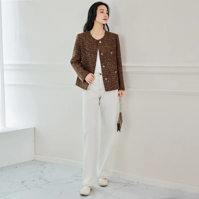 Coonesha Cropped Coats Women's-12